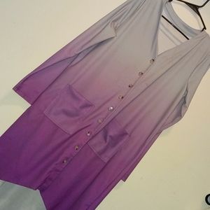 Purple Ombre long sleeve